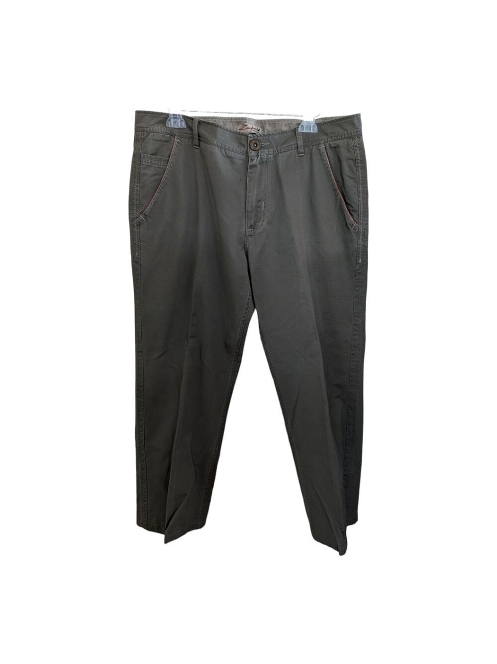 Zenfari Cotton Khaki Pants 38 waist (hemmed to 30") EUC